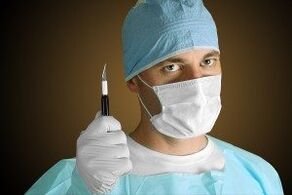 The surgeon is performing penis enlargement surgery for medical reasons